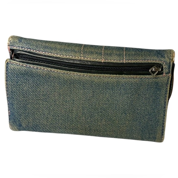 Dior Vintage Denim Wallet - Picture 5 of 15